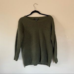 Army Green Knit Sweater